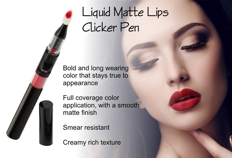 Liquid Mattes Clicker Pen